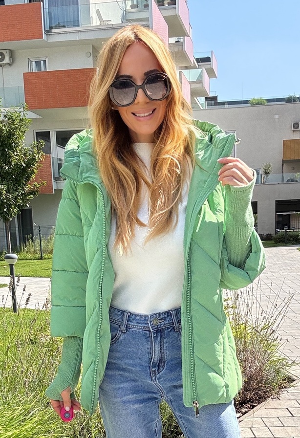 Star kabát menta – Innova Fashion
